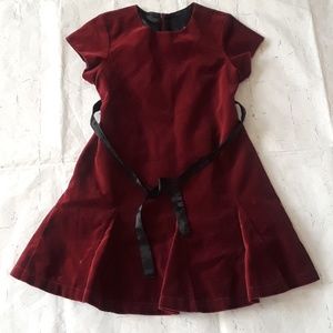 The Children Place  Velvet Maroon Dress